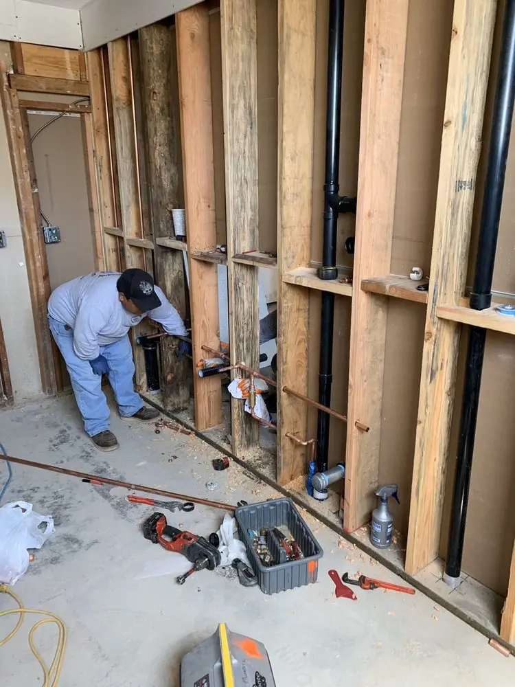 Commercial rough-in plumbing for Gas Line Repair in Springton